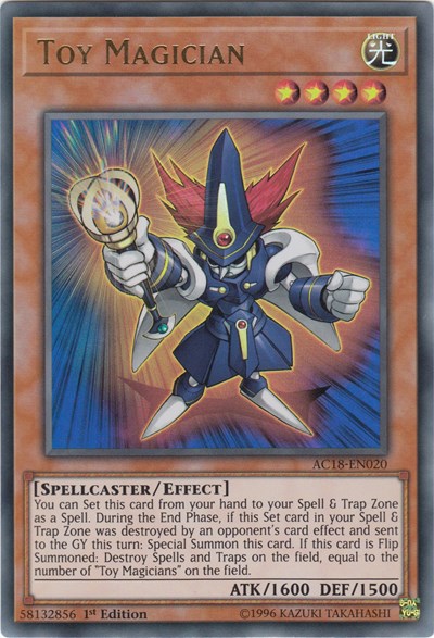 Toy Magician [AC18-EN020] Ultra Rare | Exor Games Bridgewater