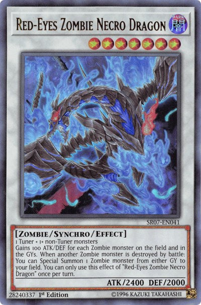 Red-Eyes Zombie Necro Dragon [SR07-EN041] Ultra Rare | Exor Games Bridgewater