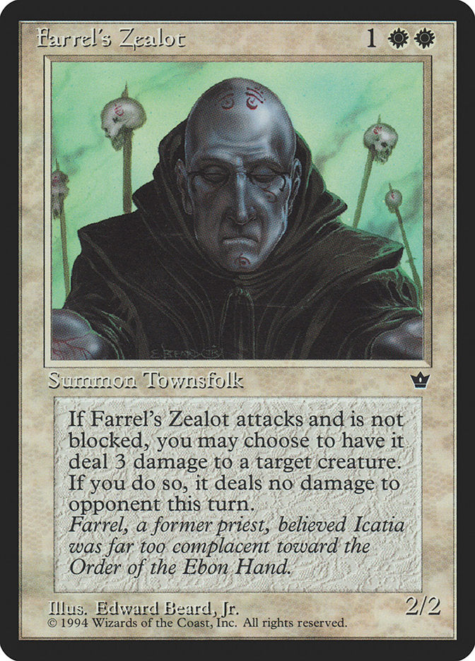 Farrel's Zealot (Edward P. Beard, Jr.) [Fallen Empires] | Exor Games Bridgewater