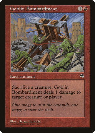 Goblin Bombardment [Tempest] | Exor Games Bridgewater