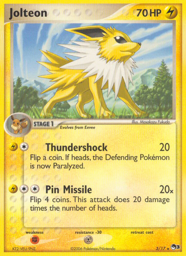 Jolteon (3/17) [POP Series 3] | Exor Games Bridgewater