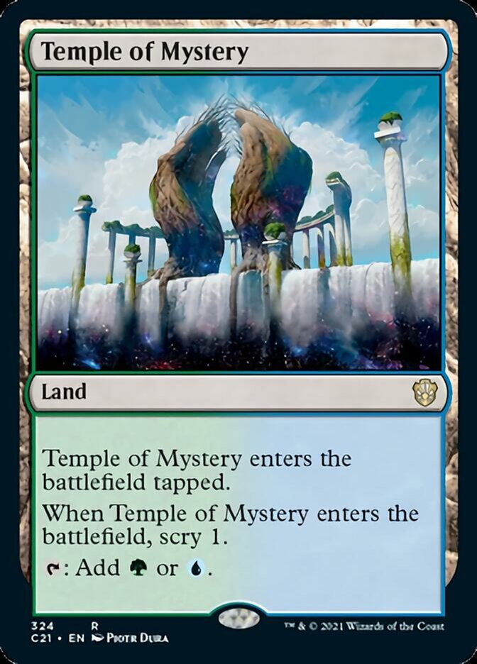 Temple of Mystery [Commander 2021] | Exor Games Bridgewater