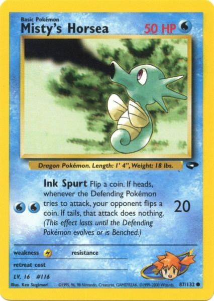 Misty's Horsea (87/132) [Gym Challenge Unlimited] | Exor Games Bridgewater