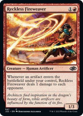 Reckless Fireweaver [Jumpstart 2022] | Exor Games Bridgewater