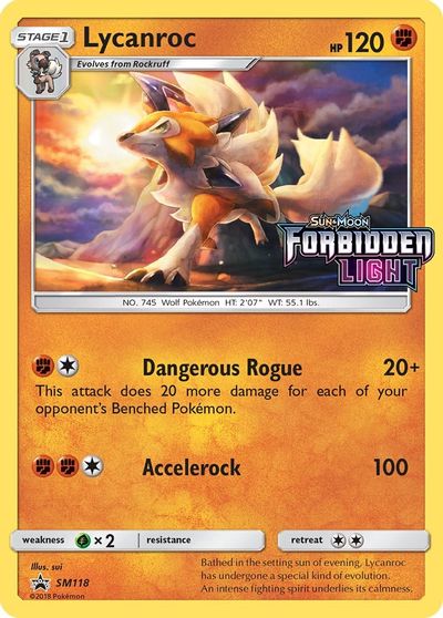 Lycanroc (SM118) (Prerelease Promo) [Sun & Moon: Black Star Promos] | Exor Games Bridgewater