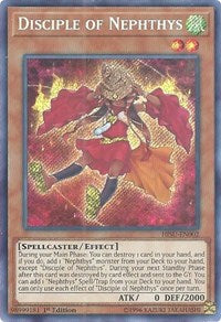 Disciple of Nephthys [HISU-EN002] Secret Rare | Exor Games Bridgewater