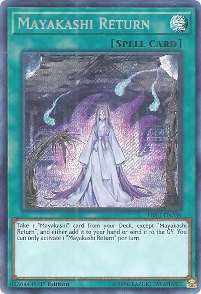 Mayakashi Return [HISU-EN038] Secret Rare | Exor Games Bridgewater