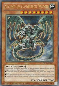 Ancient Gear Gadjiltron Dragon (Oversized) (Machine Madness) [SD10-EN001] Promo | Exor Games Bridgewater