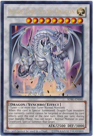 Azure-Eyes Silver Dragon (Oversized) (Silver Dragon) [SDBE-EN040] Promo | Exor Games Bridgewater