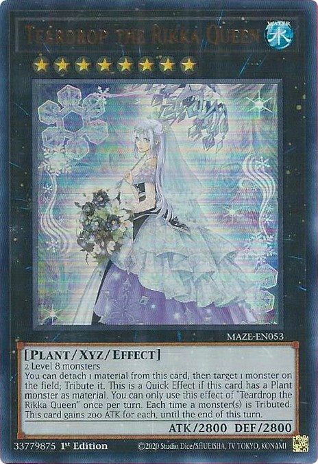 Teardrop the Rikka Queen [MAZE-EN053] Ultra Rare | Exor Games Bridgewater