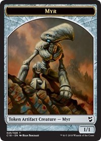 Myr (023) // Thopter (025) Double-sided Token [Commander 2018 Tokens] | Exor Games Bridgewater