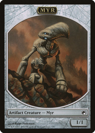 Myr Token [Scars of Mirrodin Tokens] | Exor Games Bridgewater