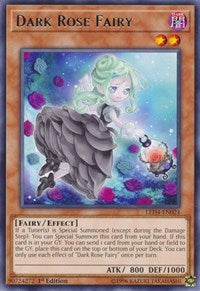 Dark Rose Fairy [LED4-EN024] Rare | Exor Games Bridgewater