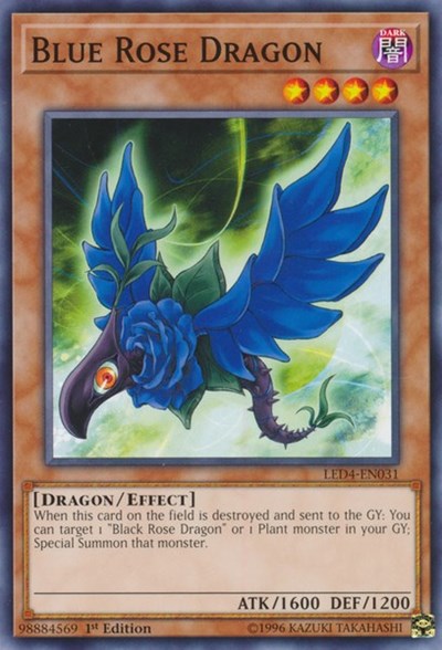 Blue Rose Dragon [LED4-EN031] Common | Exor Games Bridgewater