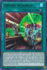 Urgent Schedule [LED4-EN037] Ultra Rare | Exor Games Bridgewater