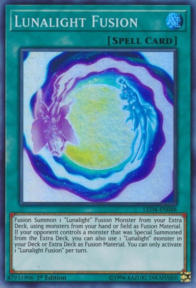 Lunalight Fusion [LED4-EN048] Super Rare | Exor Games Bridgewater