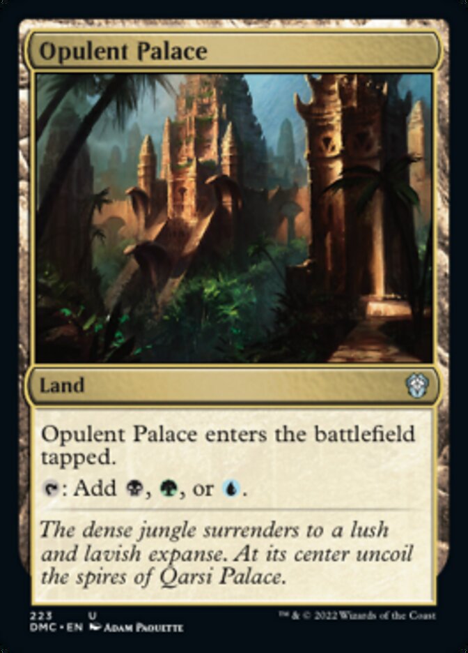 Opulent Palace [Dominaria United Commander] | Exor Games Bridgewater