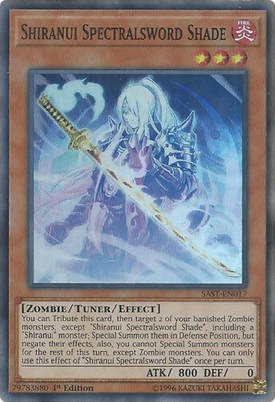 Shiranui Spectralsword Shade [SAST-EN017] Super Rare | Exor Games Bridgewater