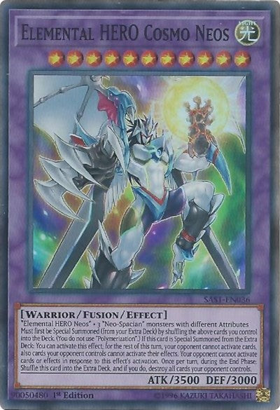 Elemental HERO Cosmo Neos [SAST-EN036] Super Rare | Exor Games Bridgewater