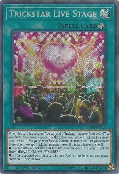 Trickstar Live Stage [SAST-EN058] Secret Rare | Exor Games Bridgewater