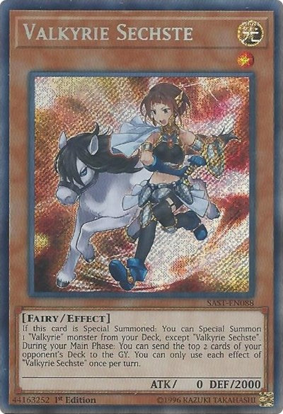 Valkyrie Sechste [SAST-EN088] Secret Rare | Exor Games Bridgewater