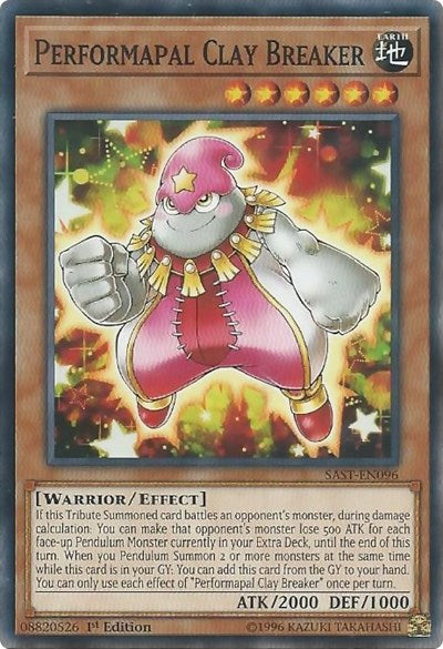 Performapal Clay Breaker [SAST-EN096] Common | Exor Games Bridgewater