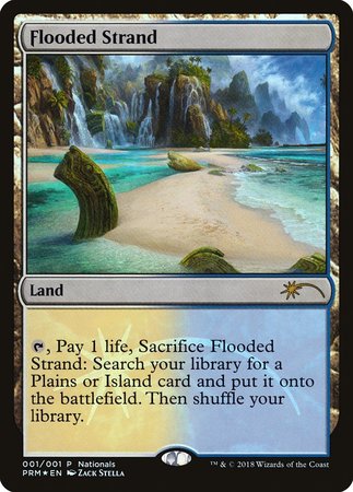 Flooded Strand [Nationals Promos] | Exor Games Bridgewater