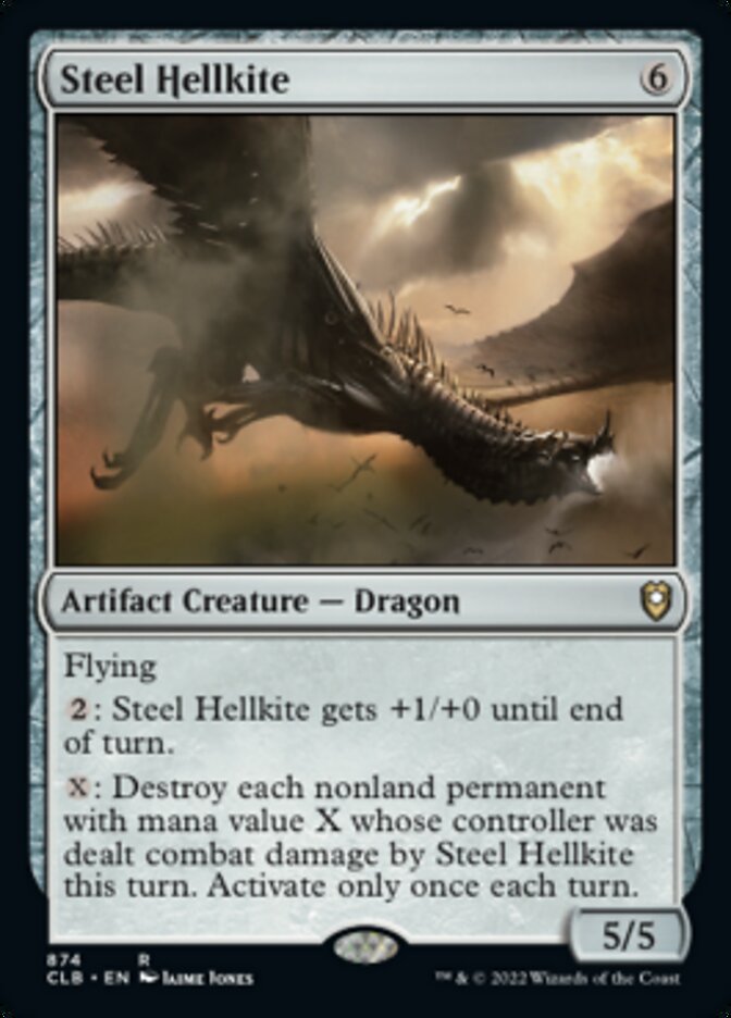 Steel Hellkite [Commander Legends: Battle for Baldur's Gate] | Exor Games Bridgewater