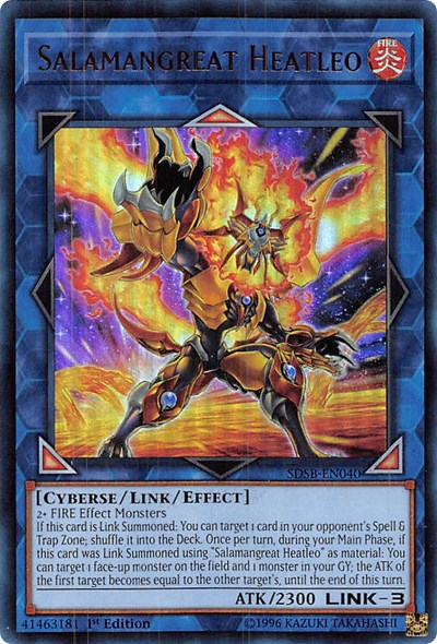 Salamangreat Heatleo [SDSB-EN040] Ultra Rare | Exor Games Bridgewater