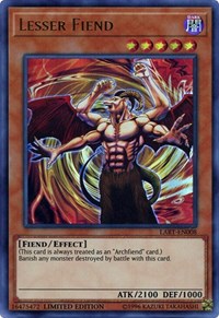 Lesser Fiend [LART-EN008] Ultra Rare | Exor Games Bridgewater