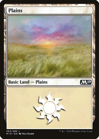 Plains (263) [Core Set 2019] | Exor Games Bridgewater