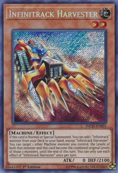 Infinitrack Harvester [INCH-EN001] Secret Rare | Exor Games Bridgewater