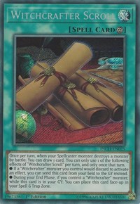 Witchcrafter Scroll [INCH-EN025] Secret Rare | Exor Games Bridgewater