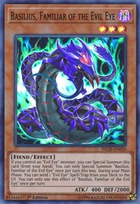 Basilius, Familiar of the Evil Eye [INCH-EN030] Super Rare | Exor Games Bridgewater