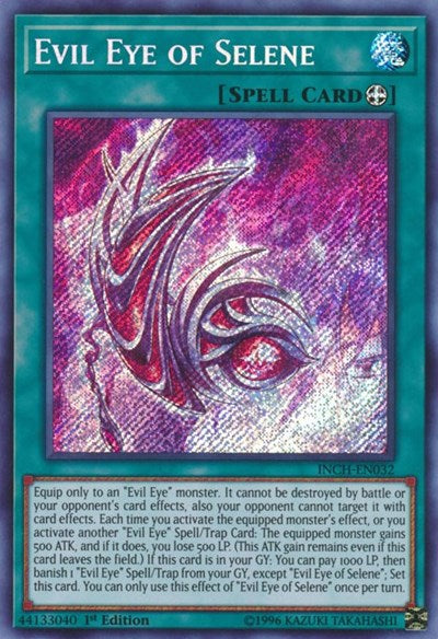 Evil Eye of Selene [INCH-EN032] Secret Rare | Exor Games Bridgewater