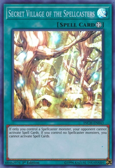 Secret Village of the Spellcasters [INCH-EN043] Super Rare | Exor Games Bridgewater