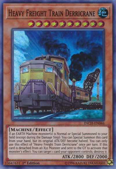 Heavy Freight Train Derricrane [INCH-EN046] Super Rare | Exor Games Bridgewater