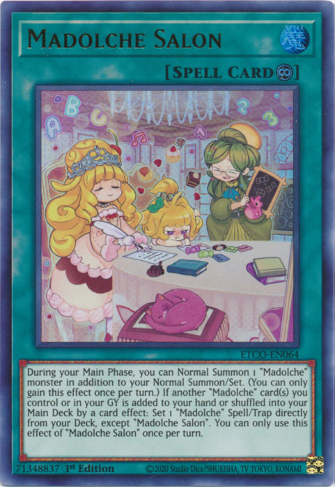 Madolche Salon [ETCO-EN064] Ultra Rare | Exor Games Bridgewater