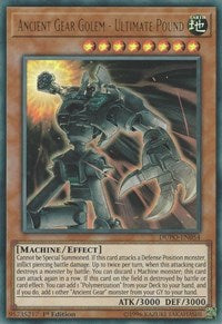 Ancient Gear Golem - Ultimate Pound [DUPO-EN054] Ultra Rare | Exor Games Bridgewater