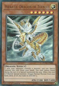 Hieratic Dragon of Tefnuit [DUPO-EN080] Ultra Rare | Exor Games Bridgewater