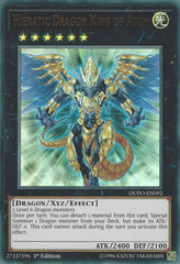 Hieratic Dragon King of Atum [DUPO-EN092] Ultra Rare | Exor Games Bridgewater