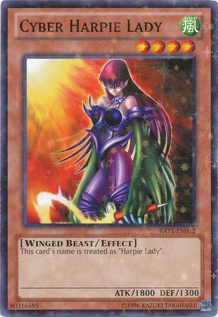 Cyber Harpie Lady [BATT-EN012] Starfoil Rare | Exor Games Bridgewater