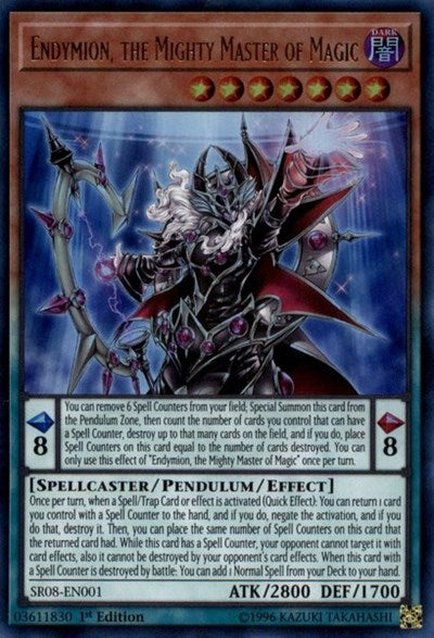 Endymion, the Mighty Master of Magic [SR08-EN001] Ultra Rare | Exor Games Bridgewater