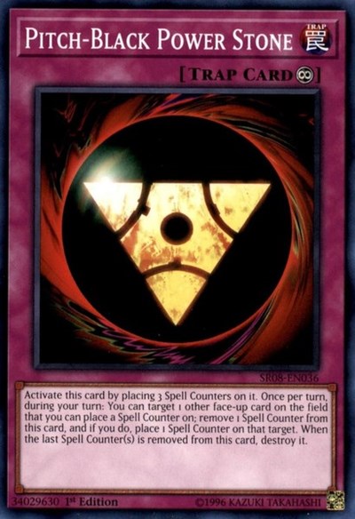 Pitch-Black Power Stone [SR08-EN036] Common | Exor Games Bridgewater