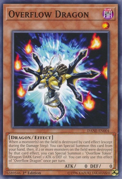 Overflow Dragon [DANE-EN004] Common | Exor Games Bridgewater