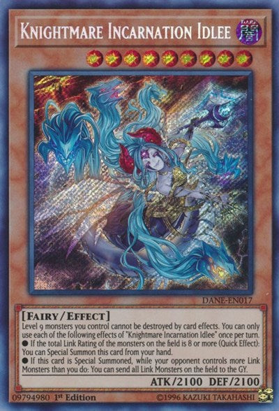 Knightmare Incarnation Idlee [DANE-EN017] Secret Rare | Exor Games Bridgewater