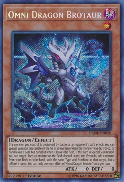 Omni Dragon Brotaur [DANE-EN020] Secret Rare | Exor Games Bridgewater