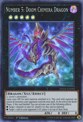 Number 5: Doom Chimera Dragon [DANE-EN092] Super Rare | Exor Games Bridgewater