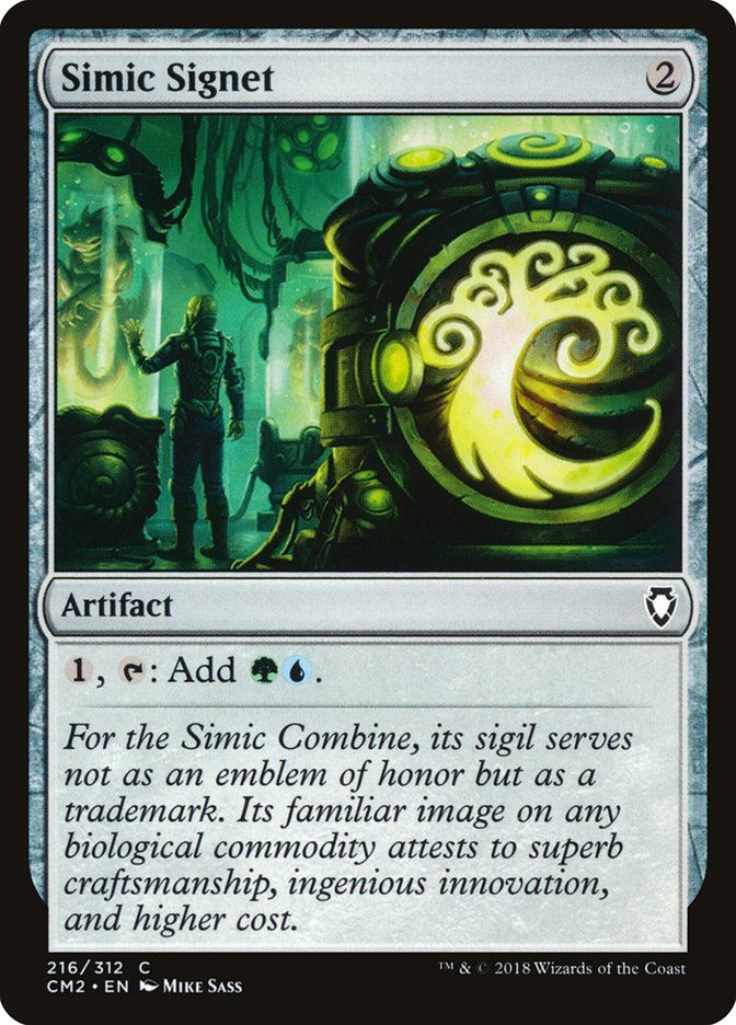 Simic Signet (216/312) [Commander Anthology Volume II] | Exor Games Bridgewater