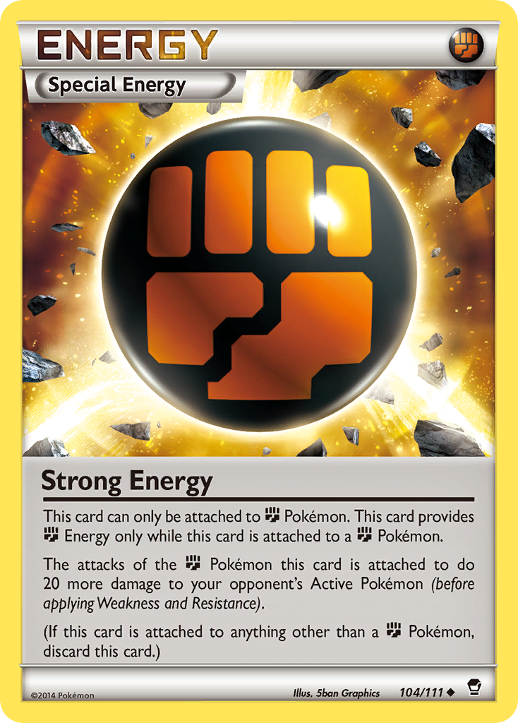 Strong Energy (104/111) [XY: Furious Fists] | Exor Games Bridgewater